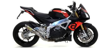 Arrow Einddemper GP2 Titanium met E-keur Aprilia TUONO V4 1100 RR / FACTORY 2017 - 2018