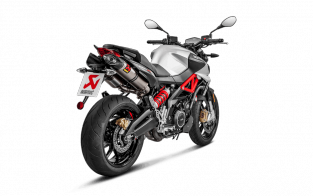 Akrapovic Slip-On Line Titanium Einddemper Set met E-keur Aprilia SHIVER 900 2017 > 2020