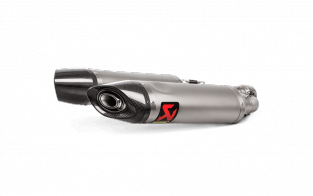 Akrapovic Slip-On Line Titanium Einddemper Set met E-keur Aprilia SHIVER 900 2017 > 2020