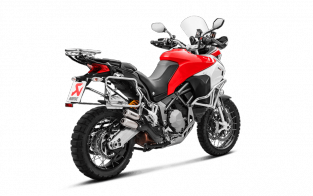 Akrapovic Slip-On Line Titanium Einddemper met E-keur Ducati Multistrada 1260 Enduro 2019 > 2020