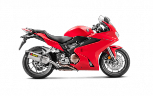 Akrapovic Slip-On Line Titanium Einddemper met E-keur Honda VFR 800 F 2017 > 2020