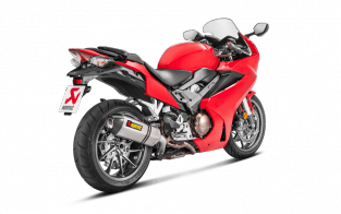 Akrapovic Slip-On Line Titanium Einddemper met E-keur Honda VFR 800 F 2017 > 2020