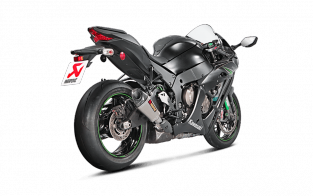 Akrapovic Slip-On Line Titanium Short Einddemper zonder E-keur Kawasaki Ninja ZX-10R / RR / SE 2016 - 2020