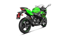 Akrapovic Slip-on Line Carbon Einddemper zonder E-keur Kawasaki Z 400 2019 - 2025