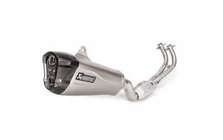 Akrapovic Racing Line Titanium Volledig Uitlaat Systeem met E-keur Yamaha TMAX 530 2017 - 2019