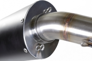 GPR Furore Nero RVS Slip-on Einddemper met E-keur Aprilia RSV4 2009 > 2014