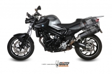 Mivv Speed Edge RVS Black Slip-on Einddemper met E-keur BMW F 800 R 2009 > 2020