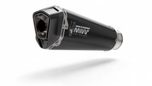 Mivv Delta Race RVS Black Slip-on Einddemper met E-keur Suzuki GSX 250 R 2017 > 2020