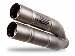 Mivv Double Gun Full Titanium Slip-on Einddemper met E-keur Honda CB 1000 R 2008 > 2017