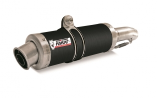 Mivv GP RVS Black Slip-on Einddemper met E-keur Yamaha MT-03 2016 > 2023