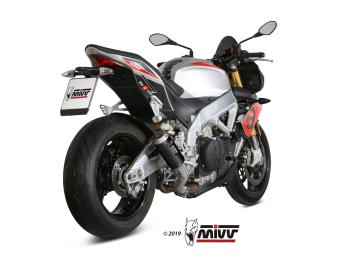 Mivv MK3 Carbon Einddemper zonder E-keur Aprilia Tuono V4 1100 2018 - 2020