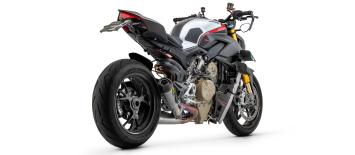 Arrow Titanium Works Dubbele Einddemper (L+R) incl. Titanium linkpipes zonder E-keur Ducati Panigale V4 2018 - 2024