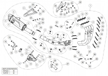 Akrapovic Evolution Line Titanium Volledig Uitlaatsysteem zonder E-keur BMW S1000RR 2019 > 2025
