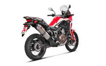 Akrapovic Slip-on Line Titanium Einddemper zonder E-keur Honda CRF 1000 L Africa Twin / Adventure Sports 2016 > 2019