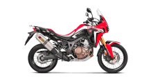 Akrapovic Slip-on Line Titanium Einddemper met E-keur Honda CRF 1000 L Africa Twin / Adv. Sports 2016 > 2019