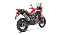 Akrapovic Slip-on Line Titanium Einddemper met E-keur Honda CRF 1000 L Africa Twin / Adv. Sports 2016 > 2019