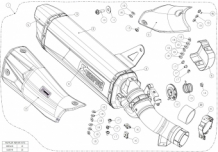 Akrapovic Slip-on Line Titanium Einddemper met E-keur Honda CRF 1100 L Africa Twin 2020 > 2024