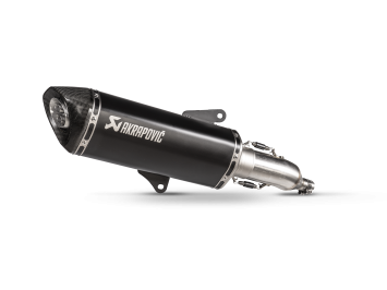 Akrapovic Slip-on Line RVS Black Einddemper met E-keur Honda ADV 350 2022 - 2024
