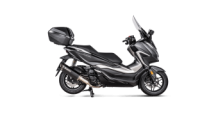 Akrapovic Slip-on Line RVS Black Einddemper met E-keur Honda Forza 350 2021 - 2023