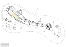 Akrapovic Evolution Line Titanium Volledig Uitlaatsysteem zonder E-keur Honda CRF 450 R / RX 2021 - 2024