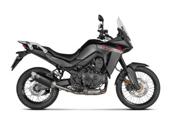 Akrapovic Slip-on Line Titanium Black Einddemper met E-keur Honda XL 750 Transalp 2023 - 2025