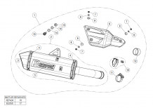 Akrapovic Slip-on Line Titanium Einddemper met E-keur Kawasaki Versys 1000 2019 > 2024