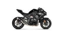 Akrapovic Slip-on Line Titanium Black Einddemper zonder E-keur Kawasaki Z H2 2020 > 2025