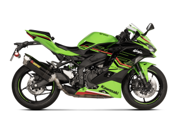 Akrapovic Slip-on Line Carbon Einddemper met E-keur Kawasaki ZX-4R / RR 2023 - 2025