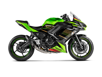 Akrapovic Racing Line Titanium Volledig Uitlaatsysteem zonder E-keur Kawasaki Ninja 650 2024 - 2025