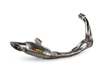 Akrapovic Racing Line Titanium Volledig Uitlaatsysteem zonder E-keur Kawasaki Z650 2024 - 2025