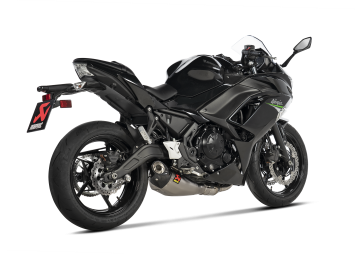 Akrapovic Racing Line Titanium Volledig Uitlaatsysteem met E-keur Kawasaki Ninja 650 2024 - 2025