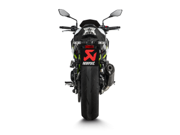 Akrapovic Slip-On Line Carbon Einddemper met E-keur Kawasaki Z900 A2 Model 2018 > 2024