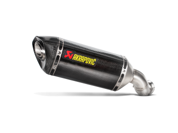 Akrapovic Slip-On Line Carbon Einddemper met E-keur Kawasaki Z900 A2 Model 2018 > 2024