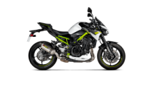 Akrapovic Slip-On Line Titanium Einddemper met E-keur Kawasaki Z900 A2 Model 2018 > 2023