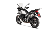 Akrapovic Slip-on Line Titanium Einddemper met E-keur Moto Guzzi V85 TT 2019 > 2024