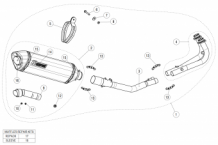 Akrapovic Racing Line Carbon Volledig Uitlaatsysteem zonder E-keur Sym Maxsym TL 2020