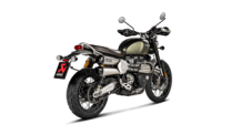 Akrapovic Slip-on Line Titanium Einddemper Set met E-keur Triumph Scrambler 1200 2019 - 2020