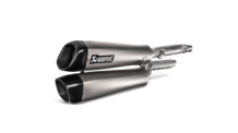 Akrapovic Slip-on Line Titanium Einddemper Set met E-keur Triumph Scrambler 1200 2019 - 2020