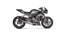 Akrapovic Slip-on Line Carbon Einddemper zonder E-keur Triumph Street Triple 765 S / R / RS  2017 > 2019