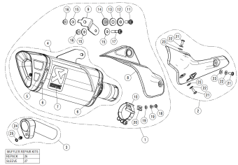 Akrapovic Slip-on Line Titanium Einddemper met E-keur Yamaha MT-10 2022 - 2024