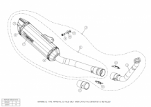 Akrapovic Racing Line Titanium Volledig Uitlaatsysteem met E-keur Yamaha MT-125 2020