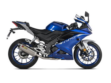 Akrapovic Racing Line Titanium Volledig Uitlaatsysteem met E-keur Yamaha R125 2021 - 2024