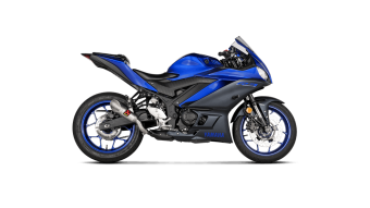 Akrapovic Slip-on Line Titanium Einddemper zonder E-keur Yamaha R3 2022 - 2025