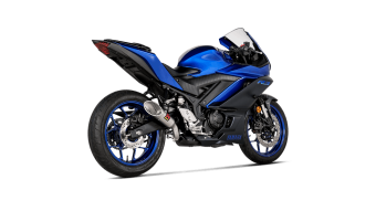 Akrapovic Slip-on Line Titanium Einddemper zonder E-keur Yamaha R3 2022 - 2025