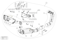 Akrapovic Racing Line Titanium Volledig Uitlaatsysteem met E-keur Yamaha Tracer 9 / GT / GT+ 2021 - 2024