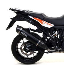 Arrow Maxi Race-Tech Aluminium Dark Einddemper met E-keur KTM 1190 Adventure 2013 > 2016