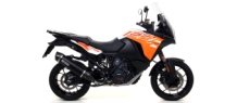 Arrow Maxi Race-Tech Aluminium Dark Einddemper met E-keur KTM 1290 Super Adventure 2015 > 2020