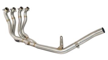 Black Widow RVS Decat Bochtenset RVS incl. Linkpipe voor GSX-S 1000 / F Gen1 2015 - 2020