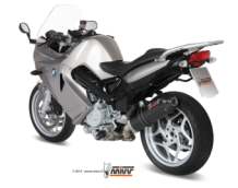 Mivv Oval Carbon met Carbon Cap Slip-on Einddemper met E-keur BMW F 800 S / ST 2006 > 2012