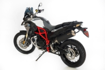 BOS Oval 120 Black Edition Einddemper met E-keur BMW F 800 GS / Adventure 2008 > 2016
